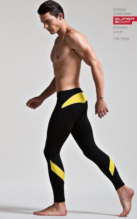 남성 근육, Smen, Stylish Mens Fashion, Mens Leggings, Long John, Compression Tights, Jackets Men Fashion, Male Poses, Running Tights