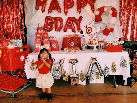 Target Themed Birthday Party For Kids, Starbucks Birthday, Target Kids, Got Party, Fourth Birthday, Birthday Planning, Happy B Day, Third Birthday, 4th Birthday Parties