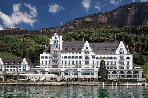 Park Hotel Vitznau, Swiss Summer, Classy Weddings, Now Voyager, Luxurious Mansion, Iron Balcony, Hotels Around The World, Wedding Dress Shoes, House Restaurant