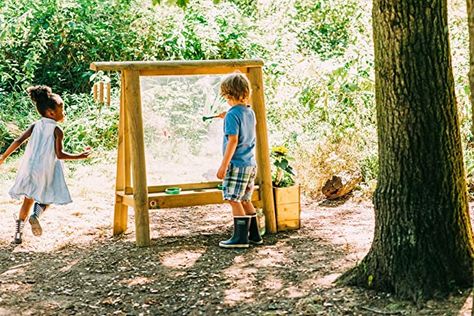 Outdoor Easel, Paint Easel, Cardboard Suitcase, Painting Easel, Kids Easel, Adventure Signs, Bamboo Wind Chimes, Messy Kids, Cardboard Toys