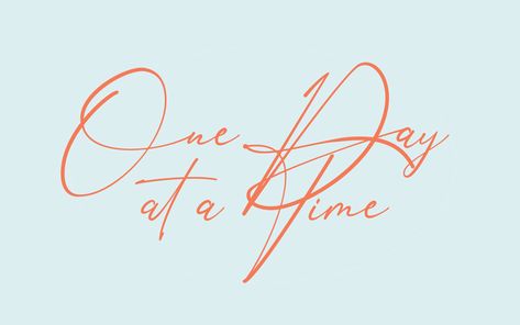 One Day At a time One Day At A Time Desktop Wallpaper, Imac Wallpaper, Mac Backgrounds, Mac Wallpaper, Bullet Journal Art, One Day At A Time, Journal Art, Aesthetic Backgrounds, Desktop Wallpaper