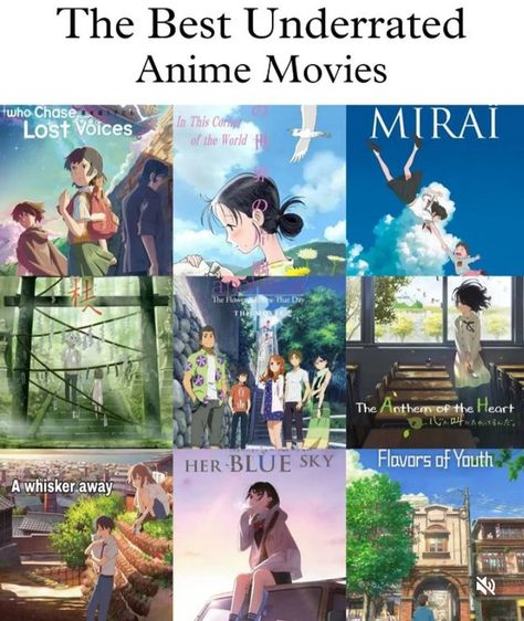 Flavours Of Youth, Into The Forest Of Fireflies, Mitsuha Taki, Underrated Anime, All Studio Ghibli Movies, Good Animated Movies, Anime Websites, Japanese Animated Movies, Good Anime Series