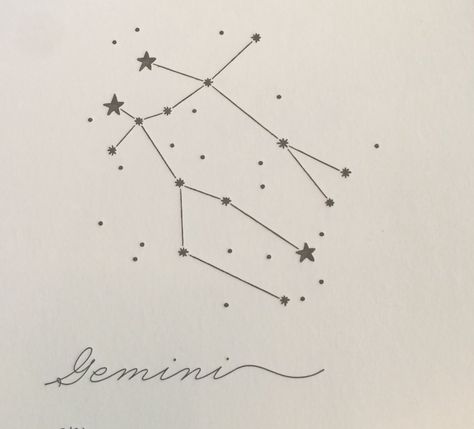 Minimalist Gemini Constellation Tattoo, Gemini Constilation Tattoo, Astrology Tattoo Gemini, Gemini Star Sign Tattoo, Gemini Tattoo Constellation, Gemini Art Tattoo, Gemini Constellation Tattoo, Gemini Tattoo Ideas, Gemini Inspired Tattoos