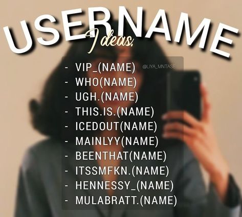 Idée de pseudo Cute Username Ideas Names For Instagram Aesthetic, Instagram User Ideas Aesthetic, Ig Baddie Username Ideas, Username For Tiktok Ideas, Discord Username Ideas Baddie, Ignames Ideas, Usernames For Instagram Names Baddie, Tiktok Username Ideas With Your Name, Us Captions For Instagram