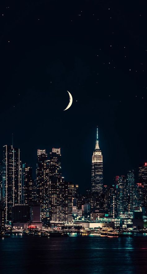 Dandelion Wallpaper, Cityscape Wallpaper, New York City Aesthetic, New York Wallpaper, Night Sky Photography, Anime City, City At Night, View Wallpaper, Cool Backgrounds Wallpapers