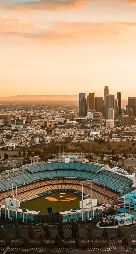 Dodger Stadium Tattoo, Dodgers Game Aesthetic, Dodger Stadium Wallpaper, Dodger Stadium Aesthetic, Dodgers Aesthetic, Dodgers Wallpaper, Los Angeles Dodgers Stadium, Dodgers Stadium, Stadium Wallpaper