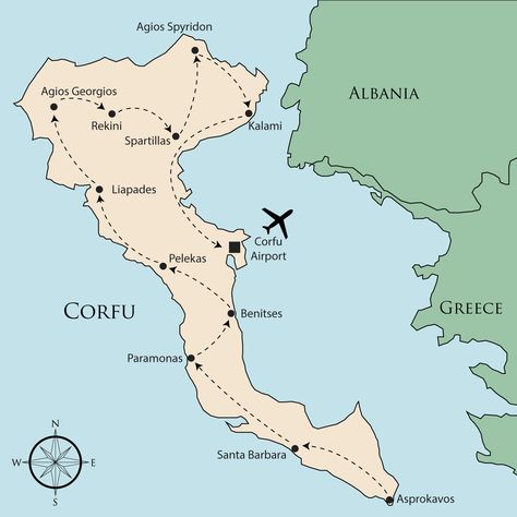 Corfu Map, Corfu Town, Corfu Island, Greek House, Corfu Greece, Walking Holiday, Mountain Village, Tough Day, City Trip