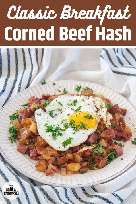 If you're a fan of corned beef and crispy potatoes, then my Corned Beef Hash recipe is a must-try! It's easy to make and even easier to love. Leftover Corned Beef Recipes, Beef Recipes Keto, Beef Hash Recipe, Corned Beef Hash Recipe, Canned Corned Beef, Beef Potatoes, Breakfast Inspiration, Best Beef Recipes, Potatoes Onions