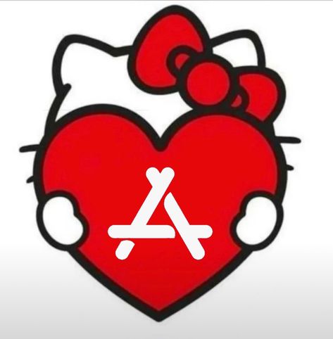 A K Wallpaper Love, Heart To Heart Wallpaper Matching Hello Kitty, Hello Kitty N Spiderman, A With A Heart, Letter A With Heart, A Aesthetic Letter, Letter A Wallpaper Initials, Red Hello Kitty Icons For Apps, Letter A Wallpaper