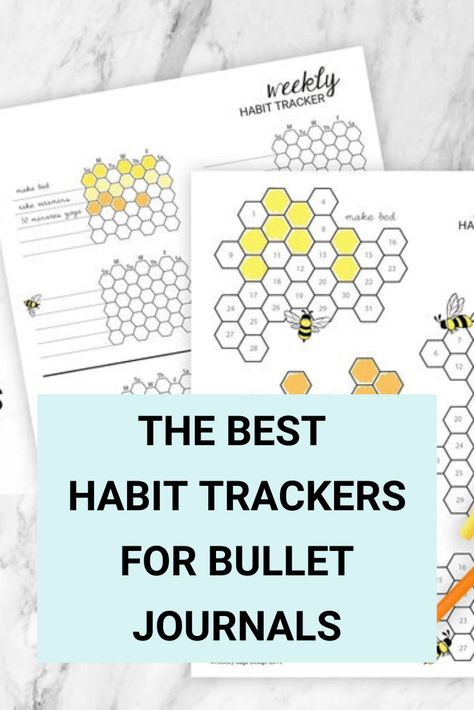 You wanna work on forming new habits? Use a habit tracker for that! In this article you will find the best habit trackers for bullet journals. The Bujo is the best place for habit trackers. #bulletjournal #bujo #habittrackers Kids Potty, Bullet Journal Work, March Bullet Journal, Blog Schedule, Habit Tracker Printable, Habit Tracker Bullet Journal, Bee Inspired, Bullet Journal Stickers, Habit Tracker