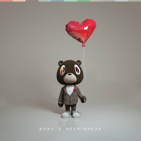 Angel In An Old Suit ™ on Instagram: “My favorite alt cover artworks for: 808s & Heartbreak (2008) —————————————————————————— Even though Ye’s official album covers are usually…” Kanye West 808s And Heartbreak Style, 808s And Heartbreak, Kanye Bear, Kanye West Bear, Kanye West Funny, Kanye West Wallpaper, Graduation Bear, Gay Fish, Album Art Design