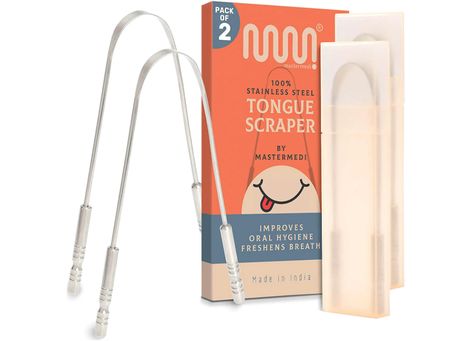 The 10 Best Tongue Scraper Tools for Fresher Breath 2021 - PureWow Tongue Scrapers, Tongue Scraper, Baddie Vibes, Tongue Health, Ginger Oil, Tongue Cleaner, Healthy Smile, Cold Remedies, Wellness Journey