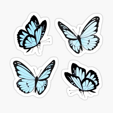 Vintage Butterfly Stickers Printable, Retro Stickers Aesthetic, Butterfly Stickers Printable, Vintage Butterfly Stickers, Butterfly Drawing Aesthetic, Butterflies Stickers, Butterflies Vintage, Mint Aesthetic, Rainbow Butterflies