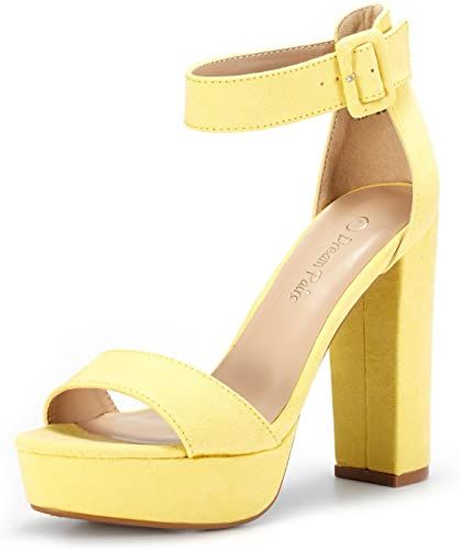 Yellow Heeled Sandals, Silver Kitten Heels, Yellow Pumps, Yellow Heels, High Heel Platform, Zipper Heels, Yellow Shoes, Prom Shoes, Pump Dress