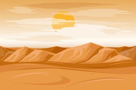 Dry Desert, Anime Places, A Level Art Sketchbook, Desert Mountains, Invitation Background, A Level Art, The Dunes, Desert Landscaping, Spiritual Art