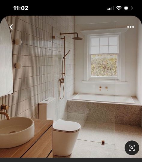 Nood Co, Built In Bathtub, Counter Decor, Bathroom Counter, Bathroom Goals, Upstairs Bathrooms, Main Bathroom, Family Bathroom, Bathroom Layout