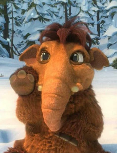 Ice Age (: Peaches is so cute!!! Ice Age Movies, Ice Age, The Ice, Peaches, Elephant