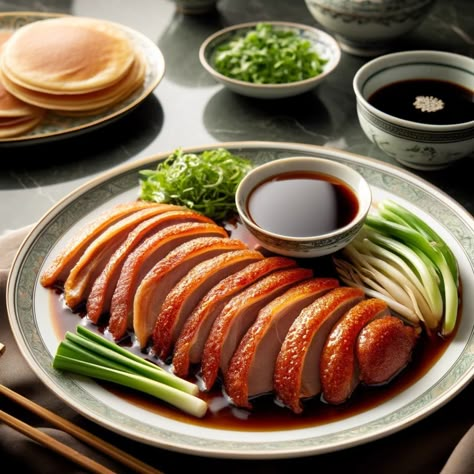 Crispy Peking Duck Recipe with Honey Soy Glaze Char Siu Duck, Pekin Duck Recipe, Crispy Peking Duck Recipe, Peking Turkey, Pecking Duck, Soy Glaze Recipe, Peking Chicken, Peking Duck Recipe, Peking Roasted Duck