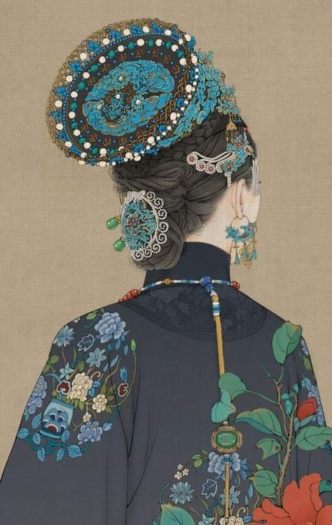 Chinese Art Painting, Japon Illustration, Chinese Art Girl, China Art, Ancient China, Chinese Painting, Chinese Culture, Chinese Art, Asian Art