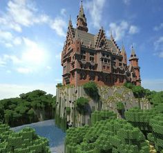 minecraft castle blueprints - Google Search Minecraft Castle Blueprints, Construction Minecraft, Minecraft Houses Survival, Minecraft Mansion, Minecraft Structures, Minecraft Pictures, All Minecraft, Minecraft Castle, Minecraft Medieval