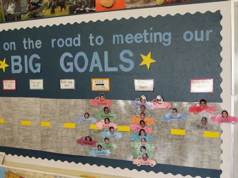 looking for a good positive tracker. Office Goal Board Ideas, Ar Goals Bulletin Board, Goal Tracking Bulletin Board Ideas, Goal Tracker Bulletin Board, Goal Bulletin Board Ideas Data Walls, Goal Bulletin Board Ideas, Data Walls Elementary Bulletin Boards, Progress Tracking Bulletin Board, Classroom Goals Display