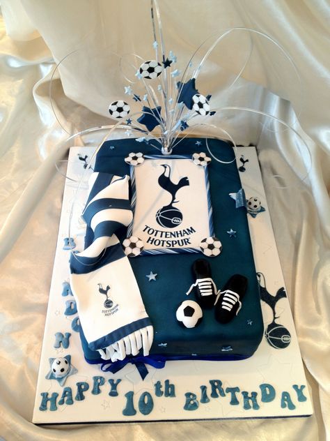 https://flic.kr/p/ddhCqv | Tottenham Hotspur Cake | Victoria sponge spurs fan cake Tottenham Hotspur Cake, Tottenham Cake Recipe, Spurs Cake, Tottenham Cake, 40th Birthday Cakes For Men, Football Themed Cakes, Fruit Cake Design, Sports Themed Cakes, Football Birthday Cake