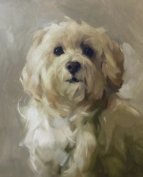 Jennifer Gennari, Pet Portrait Paintings, Dog Portraits Painting, Dog Portraits Art, 강아지 그림, Dog Drawing, Dog Paintings, Painting Art Projects, Monday Morning