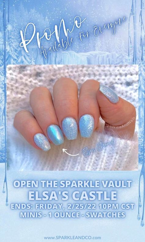 Frozen Theme Nails, Frozen Inspired Nails, Frozen Nail Designs, Elsa Nails, Frozen Nail Art, Frozen Nails, Blue Christmas Nails, Pedicure Ideas, Frozen Theme