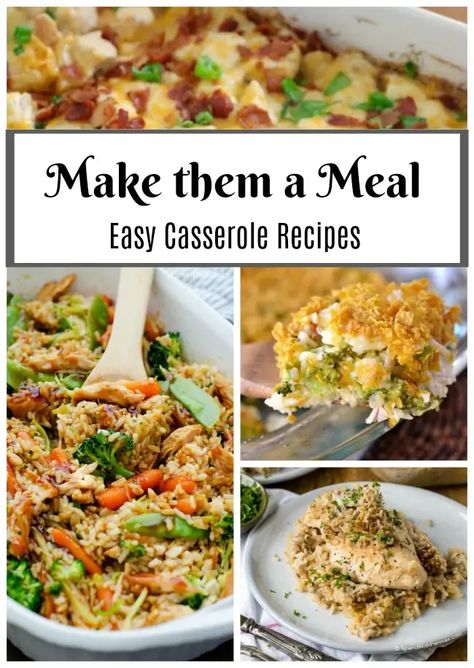 The Best Casseroles to Gift a Friend - How Wee Learn Meals For A Sick Friend Dinners, Dinner For A Friend In Need, Casseroles For Elderly, Meals For Shut Ins Easy Recipes, Make Ahead Meals For Seniors, Easy Meals For Sick Family, Elderly Food Meals, Casseroles For Sick Friend, Casserole For Sick Friend