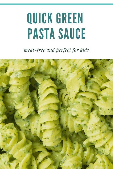 Easy Veggie Pasta Sauce, Veggie Pasta Sauce Kids, Green Pasta Sauce, Baby Pasta, Vegetarian Sauces, Pasta Sauce Recipe, Pasta With Meat Sauce, Easy Pasta Sauce, Sauce Spaghetti