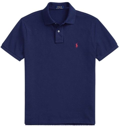 Ralph Lauren Menswear, Slim Fit Polo Shirts, Mens Casual Dress Outfits, Slim Fit Polo, Mens Casual Dress, Pique Polo Shirt, Men Fashion Casual Outfits, Polo Ralph Lauren Mens, Mens Polo Shirts