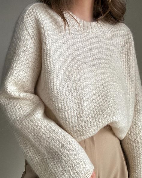 The Chantal Sweater pattern is now available in Korean 🇰🇷. This is a new step for me, and I’m thrilled about it. Thank you so much for your support—it really means a lot to me 🫶🏼. I know the pattern has been popular among Korean knitters, and I hope that with this translation, even more of you will enjoy making your own Chantal. ⠀ Find the pattern at www.morecaknit.com & Ravelry. ⠀ If you’ve purchased this pattern before and didn’t receive the automatic update, please email info@morecaknit.co... Minimalist Knitwear, Advanced Knitting, New Step, Sweater Knitting Pattern, Extra Yarn, Knitting Gauge, Contemporary Chic, Wool Crafts, Mohair Wool