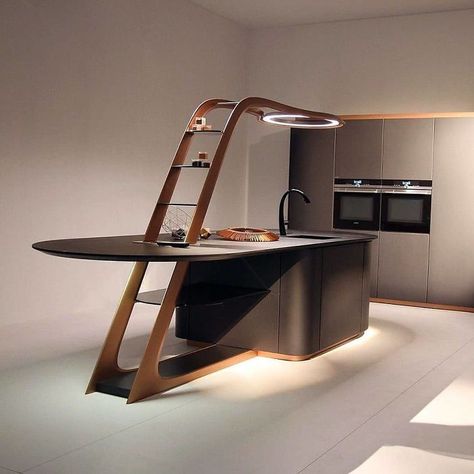 Bilik Air, Kabinet Dapur, Kitchen Room Design, Design Del Prodotto, Kitchen Furniture Design, Space Decor, Desk Design, Decorating Small Spaces, Metal Furniture