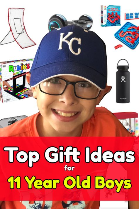 25+ Top Gift Ideas for 11 Year Old Boys - Awesome products, presents, toys, electronics, games, books and more. #giftguide #christmas #presents  #christmaspresents #bestgifts #birthdaygifts #toptoys #tweengifts #coolgifts #giftideas #tweenboys #tweenboygifts #11yearoldboys Christmas Present Ideas For 11-12, Gift Ideas For 11 Year Boy, Gifts For 11 Year Boy, Gifts For 10 Year Boy, 11 Year Boy, Gifts For Boys 10-12, Stocking Stuffers For Boys 8-10, Christmas Gift Ideas For Boys 10-12, Christmas Gifts For Boys 6-8