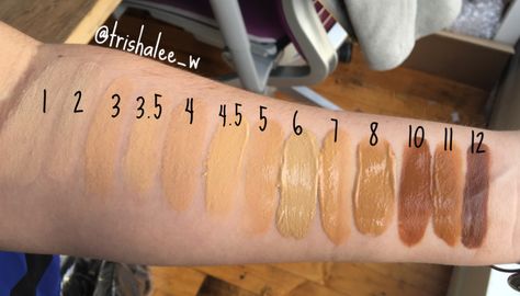 Charlotte Tilbury Magic Foundation Swatches -Bailey B is shade 4, says matte & lasting Charlotte Tilbury Foundation Swatches, 2023 Makeup, Foundation Swatches, Foundation For Dry Skin, Foundation Tips, Oil Free Foundation, Her Makeup, Cool Makeup Looks, Makeup Tricks