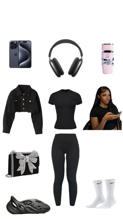 outfit for black girl Out Fit Inspo Teens Black, Cute Girl Outfits Black Women, Cute Outfits For Black Teens, Black Girls Outfit Ideas, Black Teen Outfits, Black Restaurant, Outfit Leggings, Teen Swag Outfits, Cute Nike Outfits