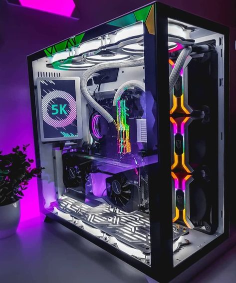 PC Builds on Instagram: “Th is is such a popular case  Credit: @omniance.technology ---------------------------- The @ultra_pcbuilds account is a gaming PC account.…” Custom Computers, Set Up Gamer, Gaming Computer Setup, Green Pc, Gaming Girl, Build A Pc, Gaming Pc Build, Computer Build, Custom Computer