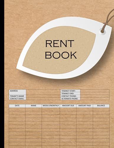 Rent Ledger Template, Rent Receipt, Mental Health Awareness Week, Landlord Tenant, Perfect Binding, Reading Apps, Log Book, Latest Books, Amazon Book Store