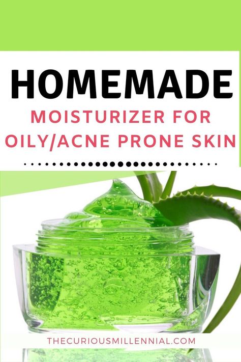 Believe it or not, oily skin does need a moisturizer! If you are not content with those drugstore picks, do try this diy aloe vera moisturizer for oily skin. This homemade moisturizer is best for oily/acne prone skin. This natural facial moisturizer is completely oil free and good for applying during night/day. Aloe vera gel and tea tree oil are both great ingredients for oily skin and help to keep acne away. Diy Aloe Vera Moisturizer, Ingredients For Oily Skin, Tea Tree Oil Moisturizer, Diy Aloe Vera Gel, Natural Facial Moisturizer, Aloe Vera Moisturizer, Oily Acne Prone Skin, Diy Moisturizer, Homemade Moisturizer