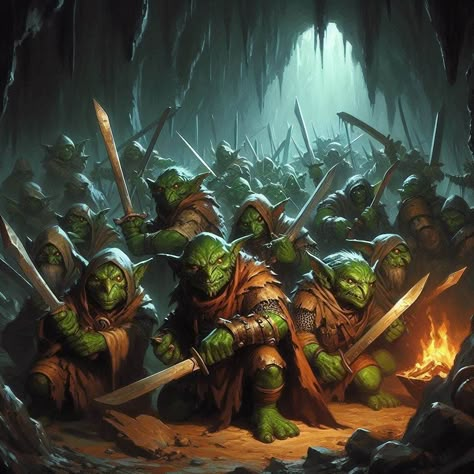 Gnoll Dnd Art, Hobgoblin Warlord, Goblin Town, Dnd Goblin, Goblin Warrior, Goblin Art, Dungeons And Dragons Classes, Dnd Art, D&d Dungeons And Dragons