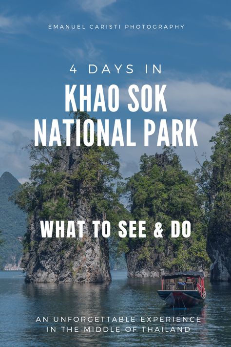 Koh Sok National Park, Khao Sok Thailand, Sabbatical Ideas, Places In Thailand, Travel Maldives, Khao Sok National Park, Thai Travel, Thailand Adventure, Thailand Vacation