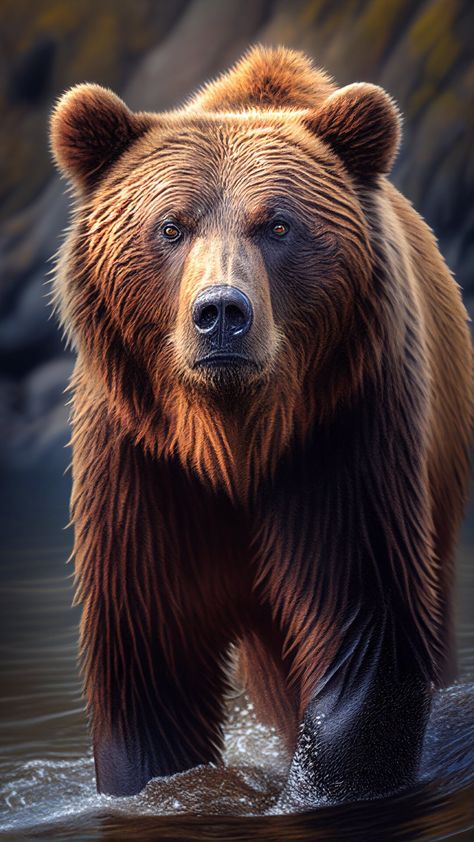 Excited to share this item from my #etsy shop: Digital Grizzly Bear Portrait - Perfect for Fans of North American Wildlife Grizzly Bear Portrait, Bear Realistic Drawing, Bear Portrait Photography, Illustration Art Animals, Grizzly Bear Illustration, Grizzly Bear Painting, Bear Pic, Bear Profile, Grizzly Bear Photography