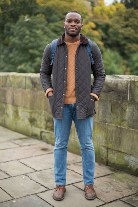 We bumped into Fewa on our recent trip to Durham - wearing his Barbour Liddesdale Quilted Jacket! Barbour People, Barbour Liddesdale, Barbour Clothing, Festival Friends, Quilted Jacket Men, Clothing Guide, Barbour Mens, Barbour Jacket, Man Quilt