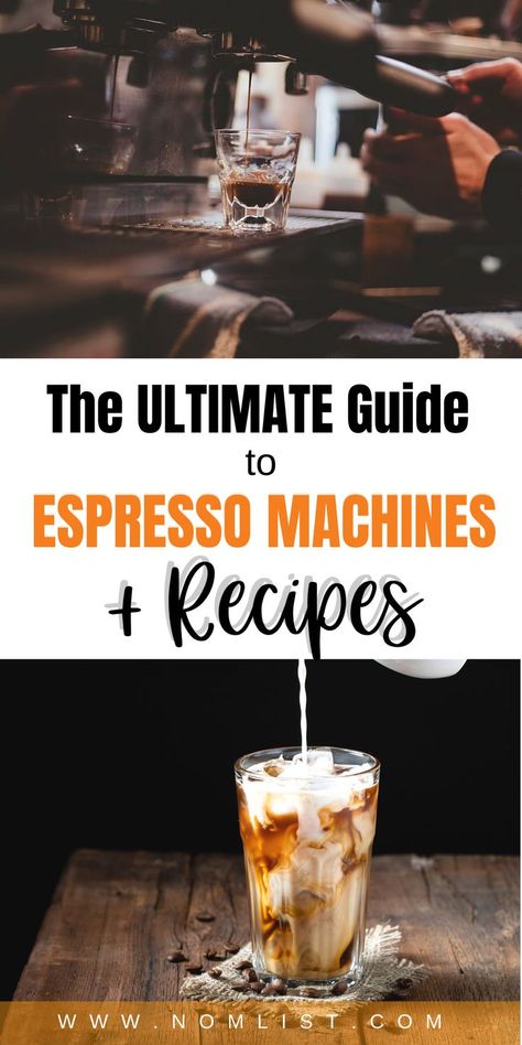 When you are searching for the best Espresso Maker there are a few things you need to consider before you buy! Think about if your Espresso machine comes with a grinder or milk frother. Understand the differences between two main types of espresso makers, Steam Driven Espresso Makers, and Pump Driven Espresso Makers. Plus get a coffee recipe guide to all the best coffee drinks using espresso! Give the perfect Christmas present to your loved one this year! Best Coffee Drinks, Espresso Machine Recipes, Fijian Food, Hot Coffee Drinks, Cold Brew Recipe, Espresso Recipes, Coffee Shop Business, Coffee Making, Best Espresso