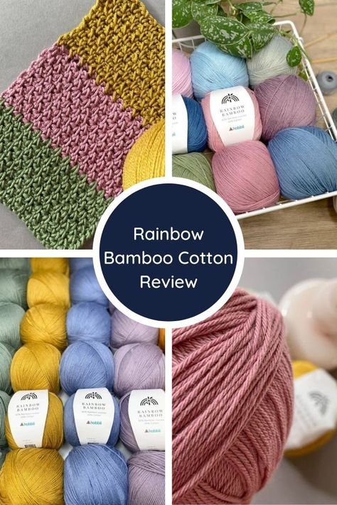 Looking for easy to use yarns with natural fibres? Rainbow Bamboo is a 2 weight yarn from Hobbii with a bamboo and cotton blend. Great for garments and luxury accessory or home decor gifts, check out this yarn for your next natural fibre make. Bamboo Yarn Crochet Patterns, Key West Summer, Crochet With Cotton Yarn, Bamboo Yarn, Crochet Tips, Sport Weight Yarn, Natural Fibre, Natural Fibres, Home Decor Gifts