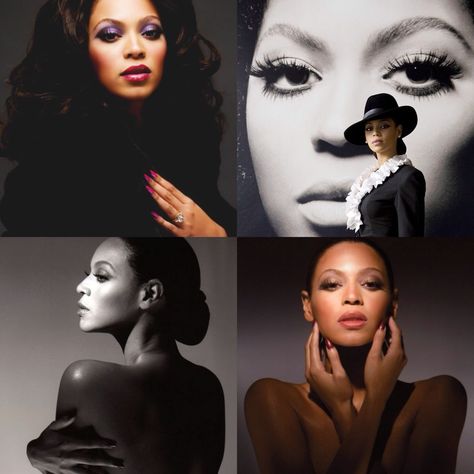 Deena Jones Beyonce, Dreamgirls Beyonce, Deena Jones, Dreamgirls Movie, Celebrity Collage, Queen Bee Beyonce, Beautiful Photoshoot Ideas, Vintage Black Glamour, Beyonce And Jay Z