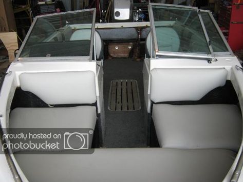 Upholstery (how I did mine-w/pics) Page: 1 - iboats Boating Forums | 356422 Diy Boat Seats, Pontoon Boat Furniture, Boat Upholstery, Boating Tips, Boat Restoration, Boat Insurance, Ski Boats, Wooden Boat Plans, Diy Boat