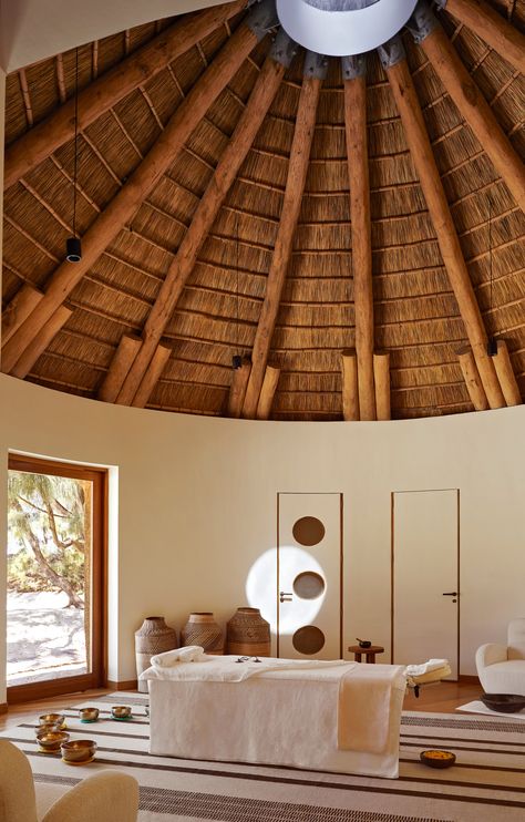 African House, Inclusive Design, Thatched Roof, Natural Wellness, Luxury Resort, Elle Decor, Mozambique, Ayurveda, Luxury Hotel