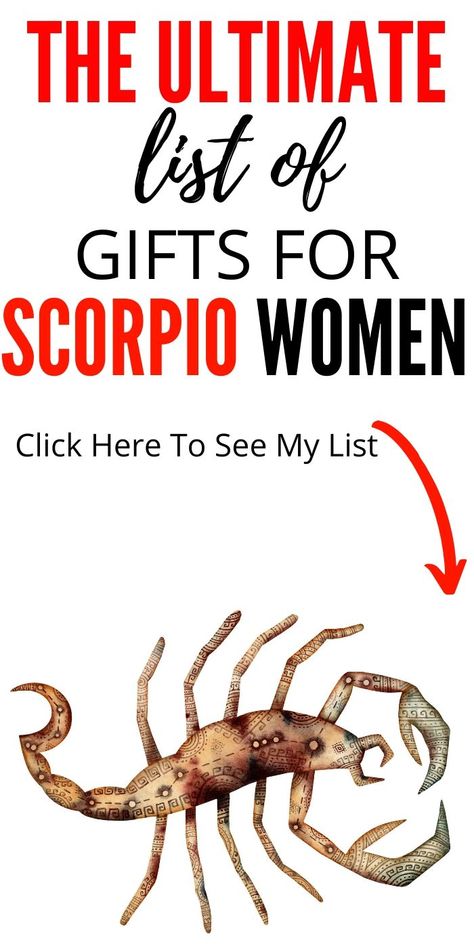 Superb Gift Ideas for a Scorpio Woman | Women's Horoscope Gift | Presents for my Girlfriend | Gift Ideas for Women | Gifts for Wife | Birthday | Christmas Scorpio Gifts Ideas, Birthday Present Ideas For Women, Birthday Gift Ideas For Girlfriend, Thank You To Coworkers, Gifts For Wife Birthday, Wife Birthday Gift Ideas, Unique Birthday Ideas, Milani Color Statement Lipstick, Birthday Gifts For Wife