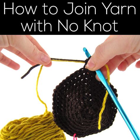 How To Join Yarn In Crochet, How To Start New Yarn In Crochet, How To Start A New Ball Of Yarn Crochet, How To Join New Yarn In Crochet, Join Yarn Crochet, Afghan Sizes, Joining Yarn Crochet, Crochet Tricks, Crochet Joining